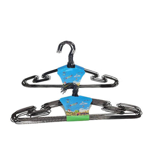 10-Piece Metal Cloth Hanger Set – Durable Non-Slip Clothing Hangers metal cloth hanger set Hangers