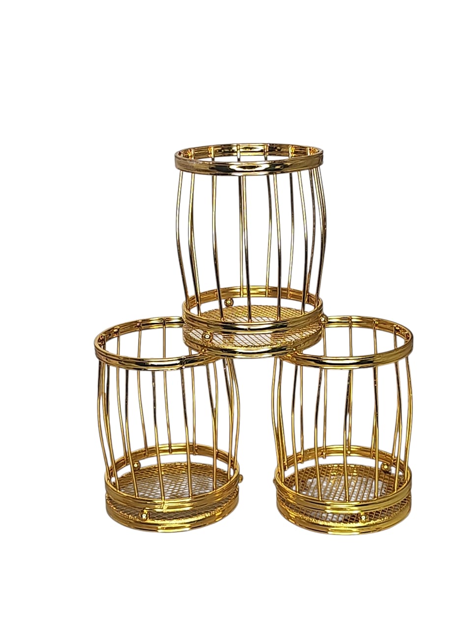 Stainless Steel Round Spoon Holder – Countertop Utensil Organizer