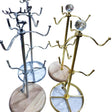 Metal Cup Racks – Golden & Silver Countertop Mug Holders