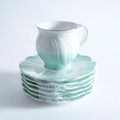 Bone China Cup and Saucer Set – 6pcs Premium Tea and Coffee Set (220ml) tea sets in table ware Coffee & Tea Sets