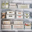 3-Piece Stackable Food Storage Containers – Airtight Freezer-Safe Set with Drainer Baskets food storage containers Food Storage Containers