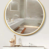 Huge 60x60cm Unbreakable Round Decor Mirror Home & Living Mirrors