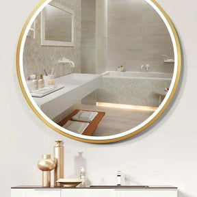 Huge 60x60cm Unbreakable Round Decor Mirror Home & Living Mirrors
