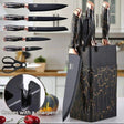 Marble Black Knife Set Kitchen & Dining Kitchen Knives
