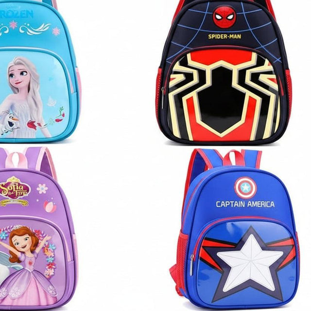 Cartoon Themed Kindergarten School Bag Backpack