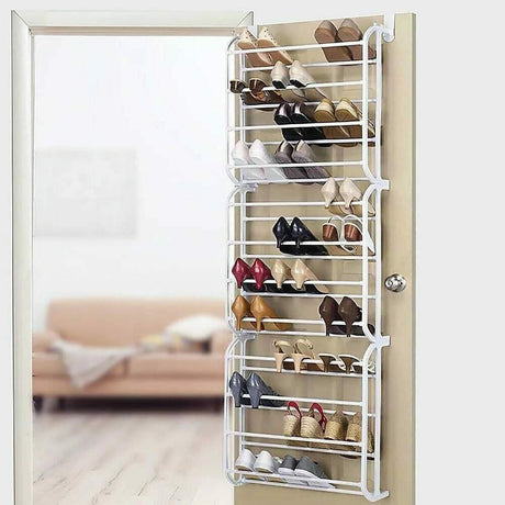 Over The Door Shoe Rack - 24 Pairs