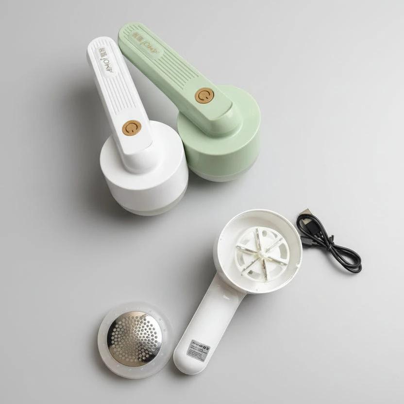 Electric Lint Pellet Remover - Portable Clothes Ball Trimmer (Green) Home & Garden Fabric Shavers
