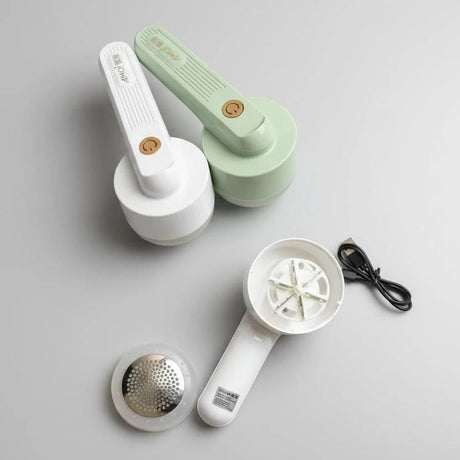 Electric Lint Pellet Remover - Portable Clothes Ball Trimmer (Green) Home & Garden Fabric Shavers