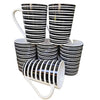 Black Hypnotic Striped
