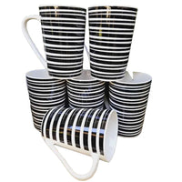 6pcs Ceramic Mug Set - Coffee Tea Mugs Kitchenware Mugs