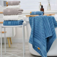 Cotton Towel Set 3 Piece - 100% Cotton Yarn Bath & Hand Towels Home & Living Bath Towels & Washcloths