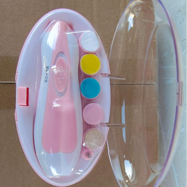 Electric Baby Nail Trimmer Safe ABS - Kid Nail Polisher File Clipper Care Kit