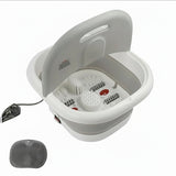 High Quality Portable Silicon Folding Electric Foot Bath Foot Massage Machine - Grey
