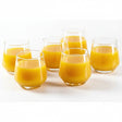 Moonlight Deli Glasses Set of 6 - 370ml Kitchen & Dining Tumblers