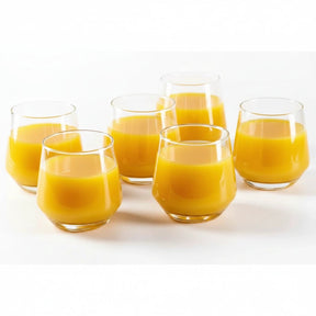 Moonlight Deli Glasses Set of 6 - 370ml Kitchen & Dining Tumblers