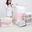 Vacuum Storage Bags 4 Piece Set No Pump Needed Space Saver Compression Bags Home & Garden Household Storage Bags