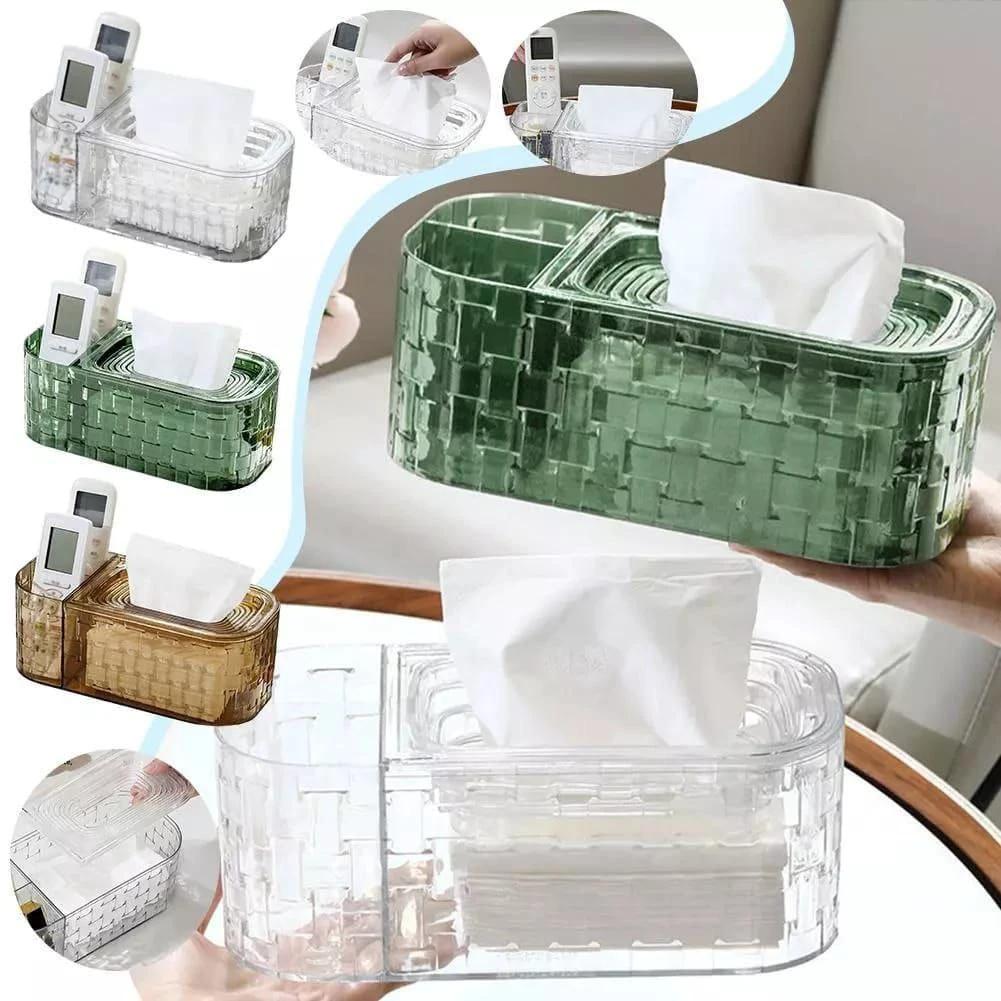 Automatic Drop Tissue Storage Box PET Waterproof 25x12x9.5cm Home & Garden Facial Tissue Holders