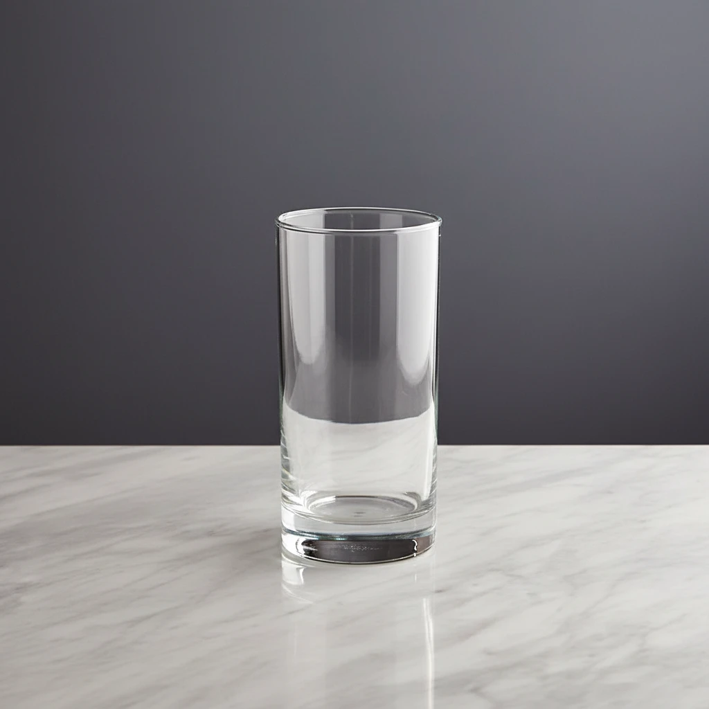 Highball Drinking Glass Set Clear Tall Beverage Glasses Kitchen & Dining Drinkware Sets