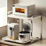Pull-Out 2 Layer Multifunctional Kitchen Countertop Rack 52x39x52cm Microwave Shelf Kitchen & Dining Microwave Oven Accessories