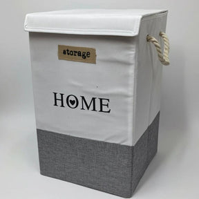 Large Foldable Multipurpose Storage Laundry Basket with Rope Handles 35x35x55cm Home & Garden Laundry Baskets