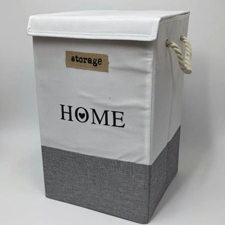 Large Foldable Multipurpose Storage Laundry Basket with Rope Handles 35x35x55cm Home & Garden Laundry Baskets