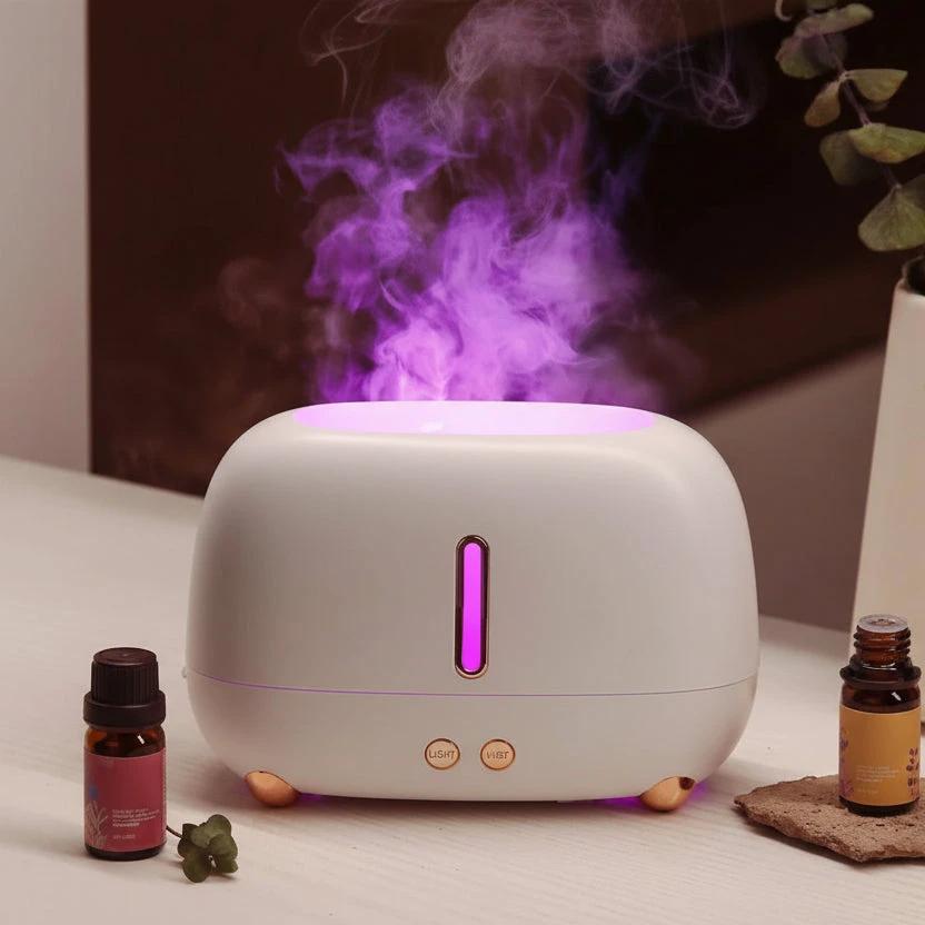 Portable Colorful Cool Mist USB LED Fire Flame Humidifier & Aroma Diffuser Home & Garden Humidifiers