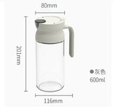 600ml Glass Oil and Vinegar Dispenser Bottle Leak-Proof Kitchen Cooking Pourer Kitchen & Dining Oil Dispensers