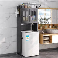 Premium Washing Machine Organizer with Dust-Proof Locker Home & Garden Household Storage Containers