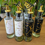 500ml Marble Oil Jar - Marble White & Black Kitchen & Dining Oil Dispensers