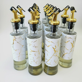 500ml Marble Oil Jar - Marble White & Black Kitchen & Dining Oil Dispensers