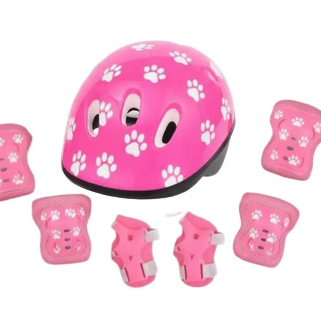 Kids Protective Gear Set - Knee, Elbow & Wrist Guards Outdoor & Sports Roller Skating Pads