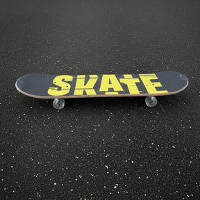 Maple Wood Skateboard - Anti-Shock PU Wheels Outdoor & Sports Classic Skateboards