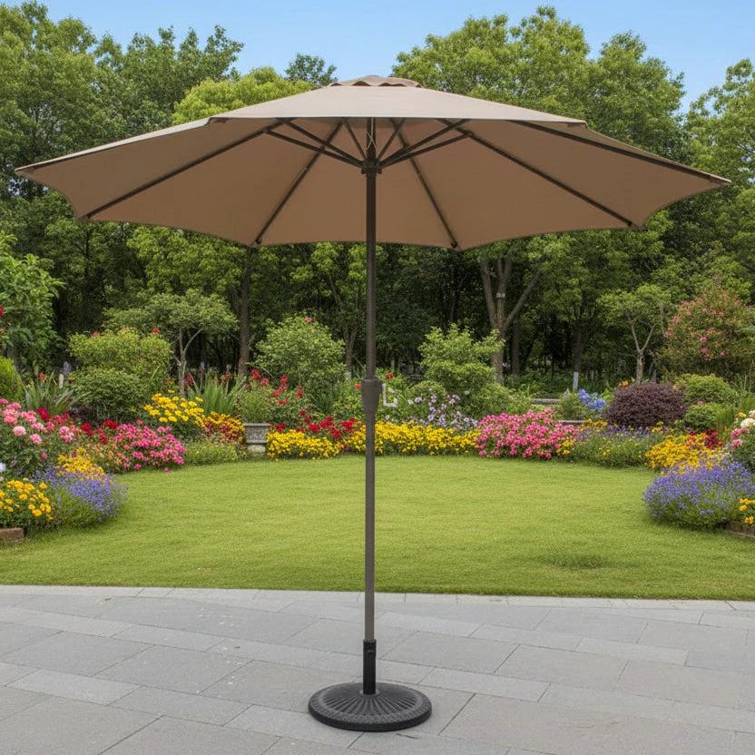 2.7M Parasol Replaceable Cloth Garden Patio Umbrella UV Sun Protection Rainproof Outdoor Sunshade Canopy Home & Garden Outdoor Umbrellas