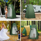 Pop Up Privacy Tent Camping Shower Dressing Toilet Changing Room Portable Outdoor Black Home & Garden Privacy Enclosures