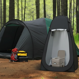 Pop Up Privacy Tent Camping Shower Dressing Toilet Changing Room Portable Outdoor Black Home & Garden Privacy Enclosures