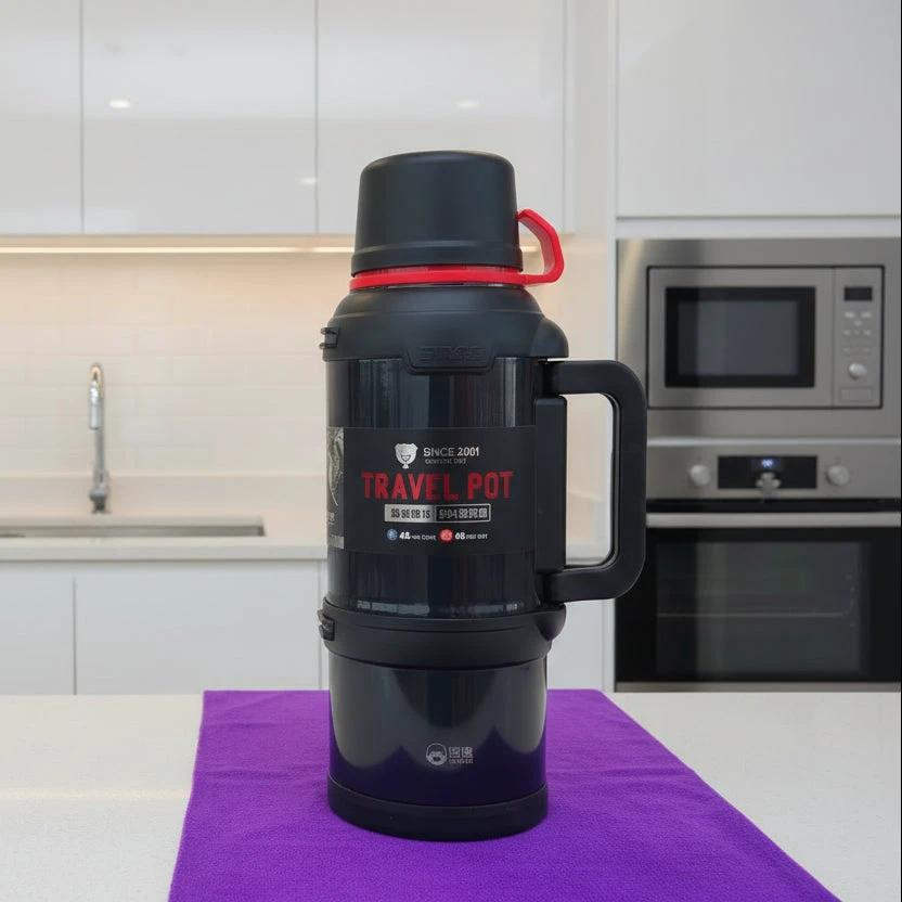 KD Crypto Vacuum Flask 4L - 24Hr Heat Retention Kitchen & Dining Thermoses