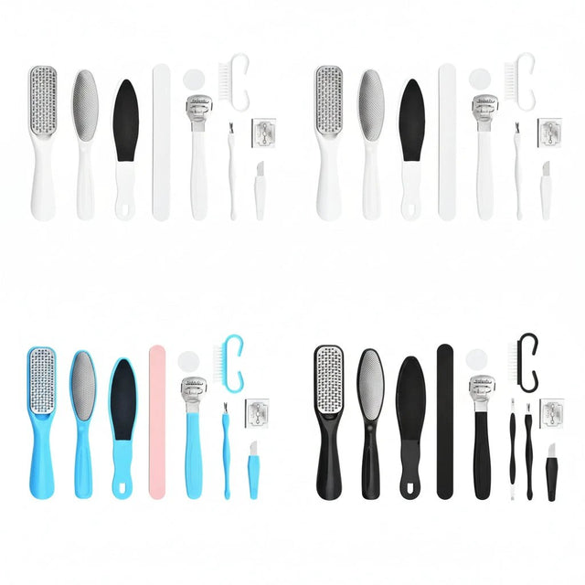 12pc Pedicure & Foot Care Set with Exfoliating Foot Mask Health & Beauty Foot Care