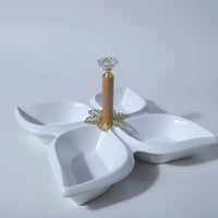 Star Shape Ceramic Snack Platter & Organiser Kitchen & Dining Serving Platters