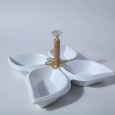 Star Shape Ceramic Snack Platter & Organiser Kitchen & Dining Serving Platters