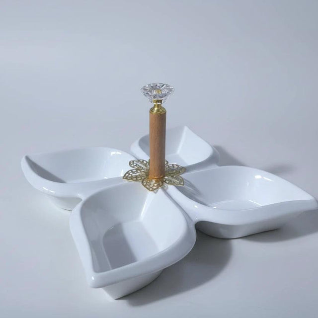 Star Shape Ceramic Snack Platter & Organiser Kitchen & Dining Serving Platters