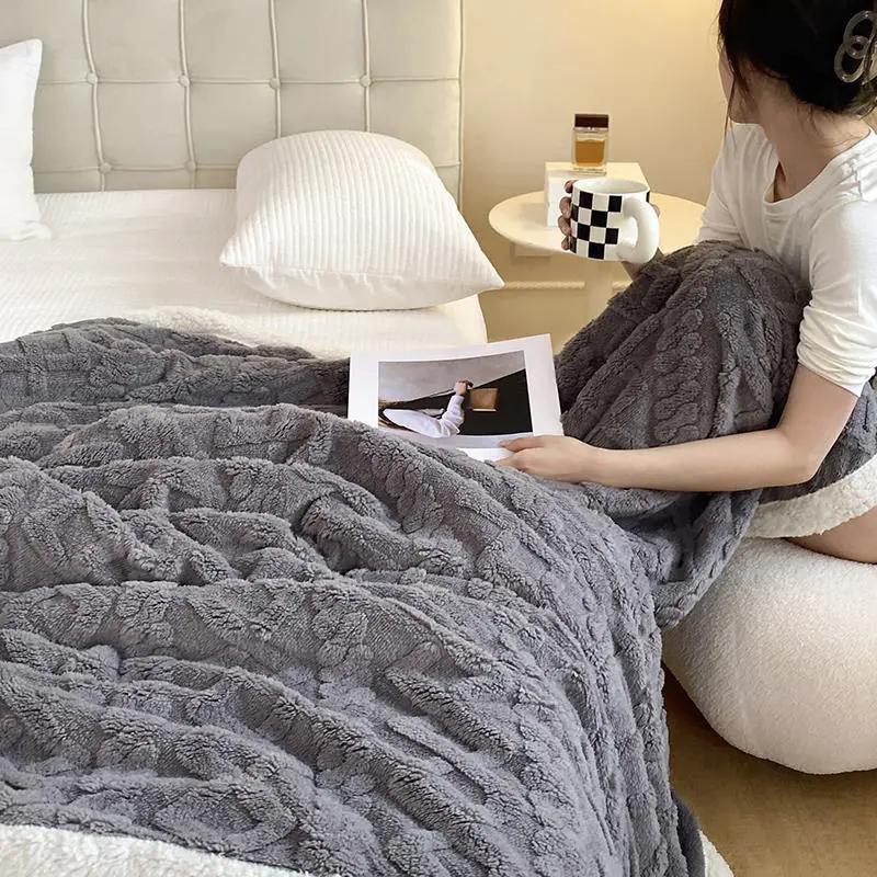 Sherpa Fleece Throw Blanket – 180x200cm Blankets & Throws Blankets