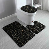 Marble Bathroom Mats – 3pcs Set Bathroom Mats Bath Mats & Rugs