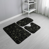 Marble Bathroom Mats – 3pcs Set Bathroom Mats Bath Mats & Rugs