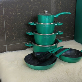 Edenberg Cookware Set – 15pcs Cookware Sets Cookware Sets