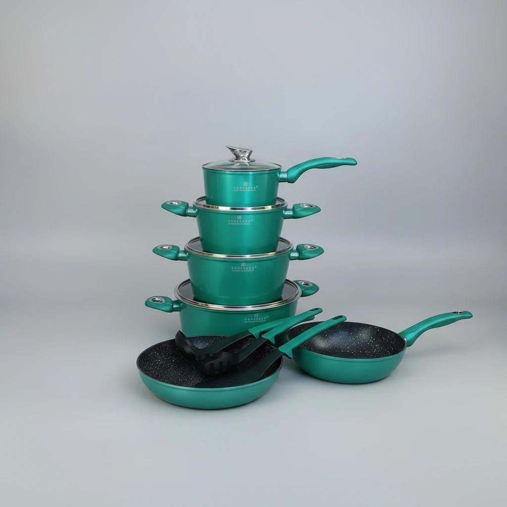 Edenberg Cookware Set – 15pcs Cookware Sets Cookware Sets