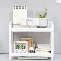 Double Layer Desktop Storage Rack Storage & Organisation Desktop Organizers