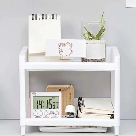 Double Layer Desktop Storage Rack Storage & Organisation Desktop Organizers