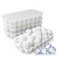 Honeycomb Silicone Ice Cube Mould with Lid Kitchen Tools Ice Cube Trays