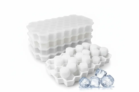 Honeycomb Silicone Ice Cube Mould with Lid Kitchen Tools Ice Cube Trays