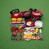 Kids Kitchen Cookware Pretend Play Set Educational Toys Toy Cookware